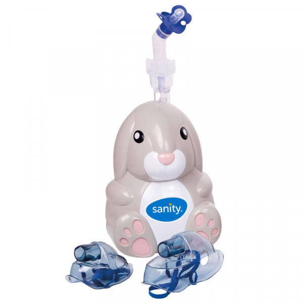 Aparat aerosoli cu compresor Sanity Baby Inhaler, Suzeta inhalator inclusa, Ideal pentru cadouri [4]