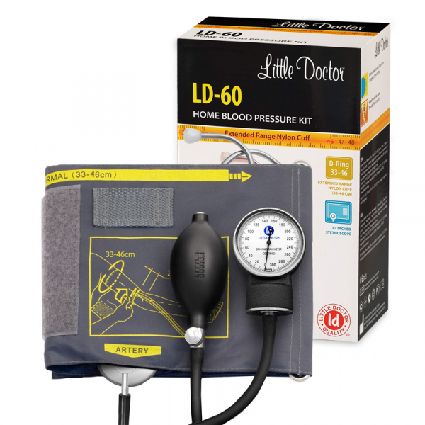 Tensiometru mecanic Little Doctor LD 60, stetoscop atasat, manseta 33-46 cm, manometru din metal [4]