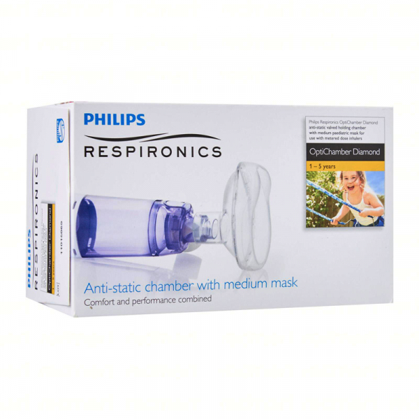 Camera de inhalare Optichamber Diamond cu masca 1 - 5 ani [2]