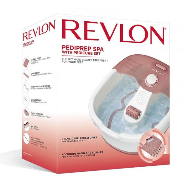 Aparat de hidromasaj pentru picioare REVLON Foot Spa plus set pentru pedichiura [4]