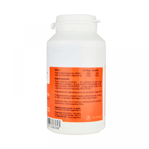 Stimulent testosteron Megabol DAA-stin 90 g, anabolizant pentru cresterea masei musculare [2]