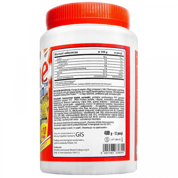 Proteine pentru slabit Megabol Diet Protein Slim Line, vitamine si fibre proteice cu digestie lenta, satietate pana la 6 ore [2]