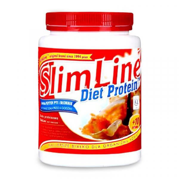 Proteine pentru slabit Megabol Diet Protein Slim Line, vitamine si fibre proteice cu digestie lenta, satietate pana la 6 ore [1]