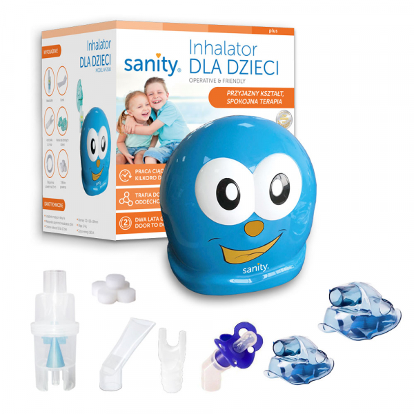 Aparat aerosoli Sanity Inhaler Kids, nebulizator cu compresor pentru copii [3]