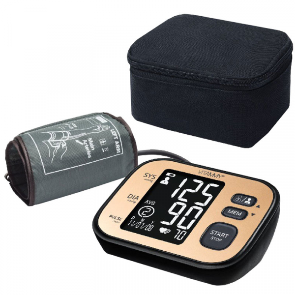 Tensiometru electronic de brat VITAMMY Ultra Cosmo, manseta 22-42 cm, Negru/Auriu [5]
