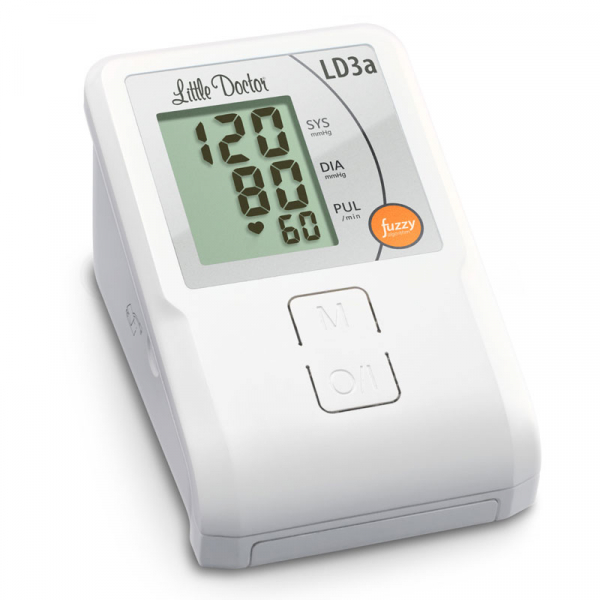 Tensiometru electronic de brat Little Doctor LD 3A, adaptor inclus, afisaj LCD, memorare 90 de valori, alb [2]