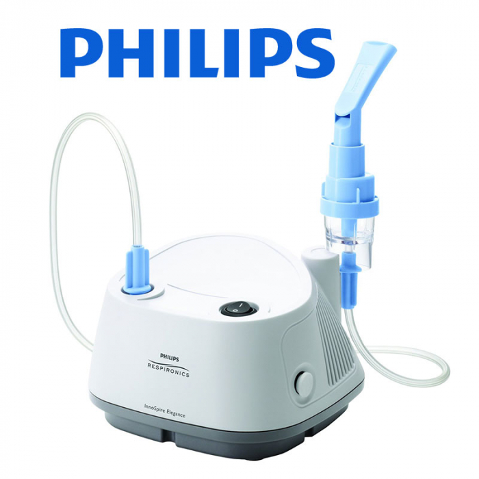 Aparat aerosoli cu compresor Philips Respironics InnoSpire Elegance,  MMAD 2.90 μm, Operare Continua, Sistem Active Venturi [5]