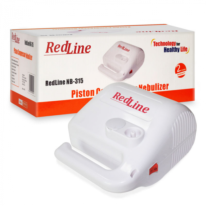 Aparat aerosoli cu compresor RedLine NB-315, MMAD 2.44 µm, Design compact si dimensiuni reduse, resigilat [2]