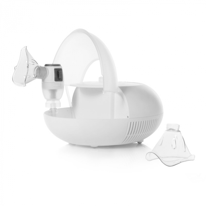 Aparat aerosoli profesional Sanity Pro Inhaler, nebulizator cu compresor si irigator Nosalek Jet, 2 in 1 [5]