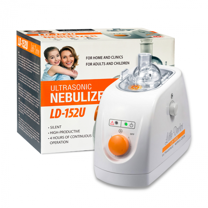 Aparat aerosoli cu ultrasunete Little Doctor LD-152U, debit si particule reglabile, Alb [3]