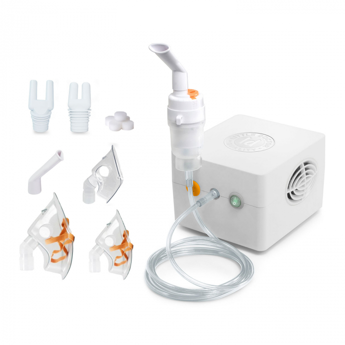 Aparat aerosoli Little Doctor LD-213C, nebulizator cu compresor, 3 moduri de nebulizare, masca pediatrica si masca adulti, Alb [3]