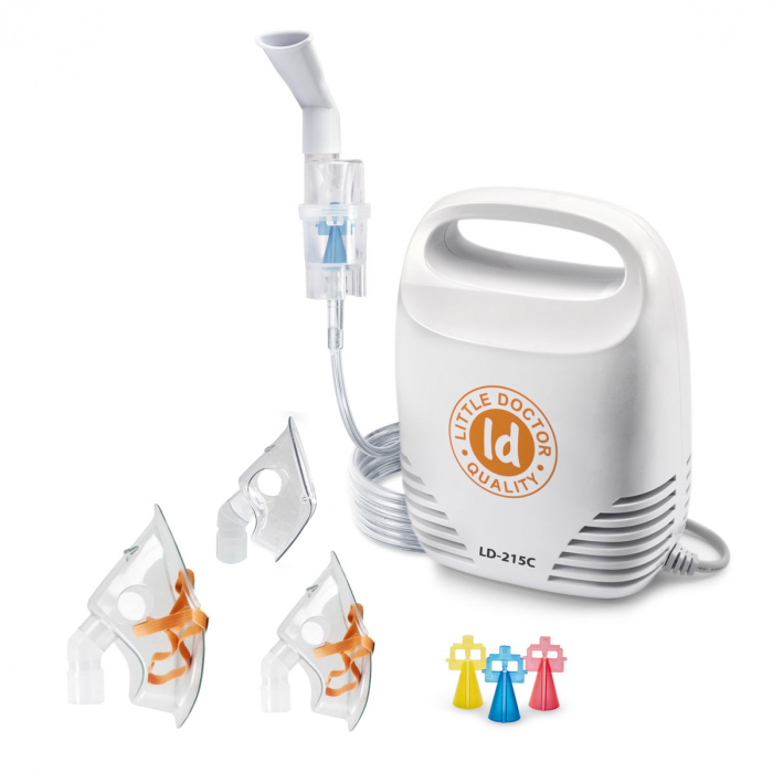 Aparat aerosoli Little Doctor LD-215C, nebulizator cu compresor, 3 dimensiuni de particule [4]