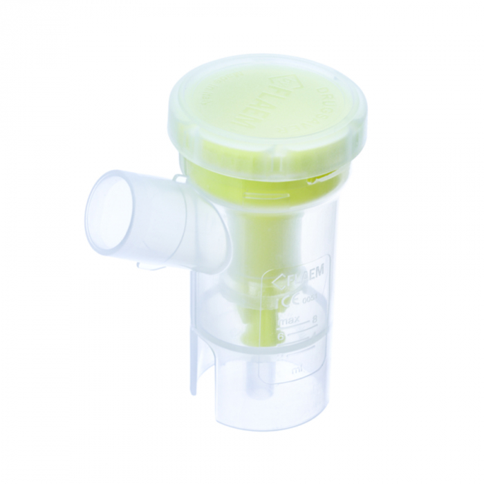 Aparat aerosoli Novama Familino by Flaem, nebulizator cu compresor, 2 moduri de nebulizare, dimensiuni particule reglabile, masca copii si adulti, fara ftalati si BPA, pentru uz casnic si profesional, Verde [7]