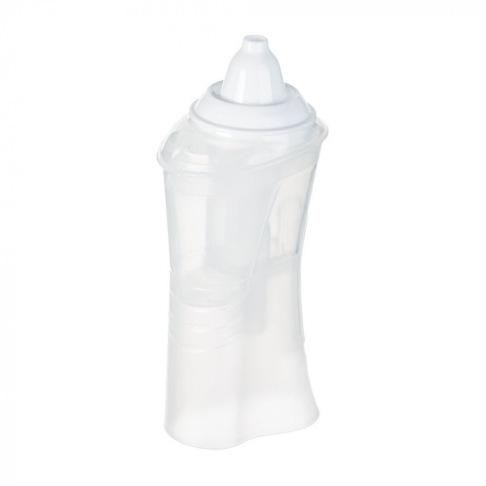 Aparat aerosoli Novama Familino Pro by Flaem, nebulizator cu compresor, Irigator nazal Rhino Clear Ergo, filtru de rezerva Porex, 2 moduri de nebulizare, dimensiuni particule reglabile, masca copii si adulti, fara ftalati si BPA, Alb [7]
