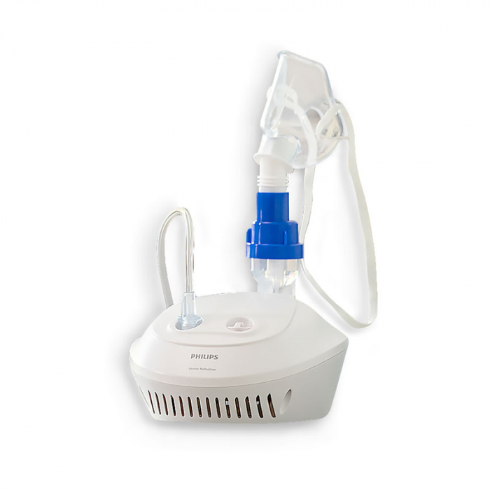Aparat aerosoli Philips Respironics Home Nebulizer, resigilat, cu compresor, sistem Active Venturi si accesorii compatibile sigilate [2]