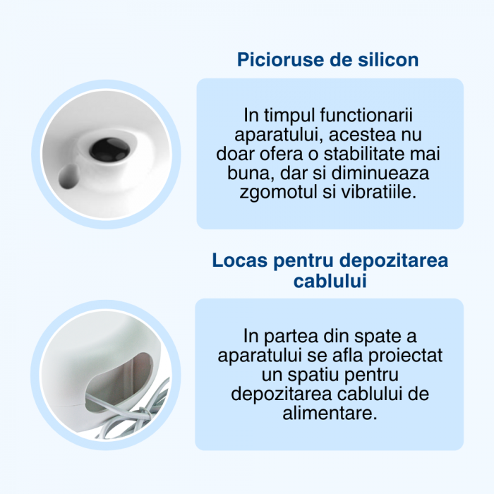 Aparat aerosoli RedLine NB-230C NEW, masca copii si adulti, pahar de nebulizare, nebulizator inhalator cu compresor [7]