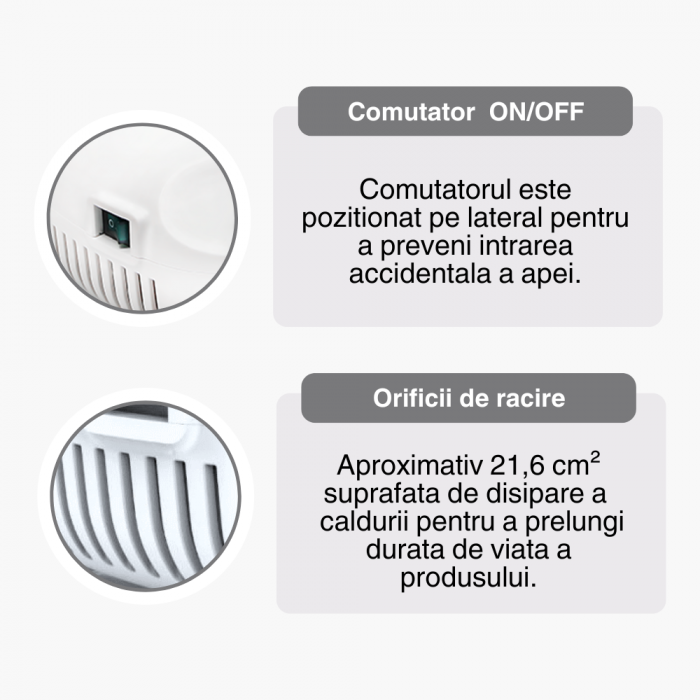 Aparat aerosoli RedLine NB-230C NEW, masca copii si adulti, pahar de nebulizare, nebulizator inhalator cu compresor [8]