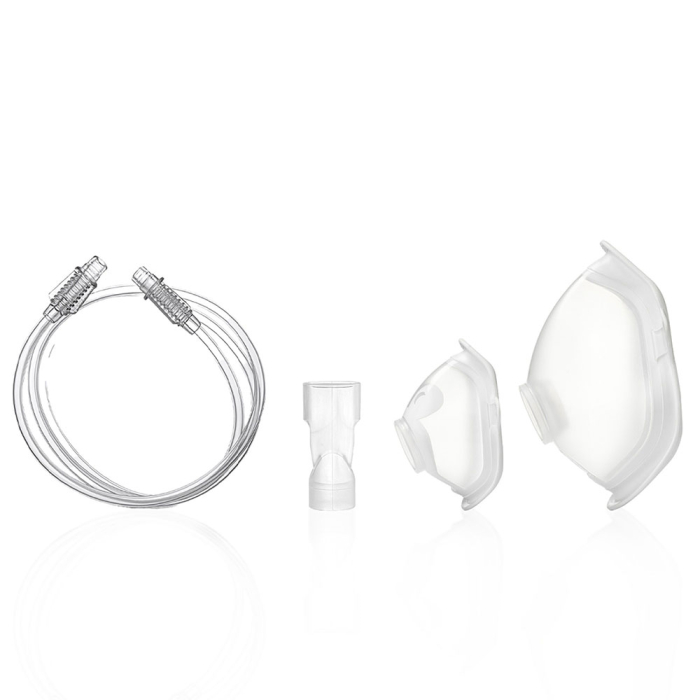 Aparat de aerosoli Novama N, nebulizator cu compresor, functionare continua, sistem de economisire a medicamentului, fabricat fara bisfenol (BPA) si ftalati, masca copii si adulti SoftTouch, mustiuc [9]