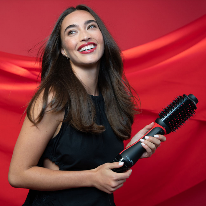 Aparat de coafat multifunctional REVLON One-Step Blow-Dry Multi Styler RVDR5333E, 3 capete detasabile, 4 trepte temperatura, pentru toate tipurile si lungimile de par [14]