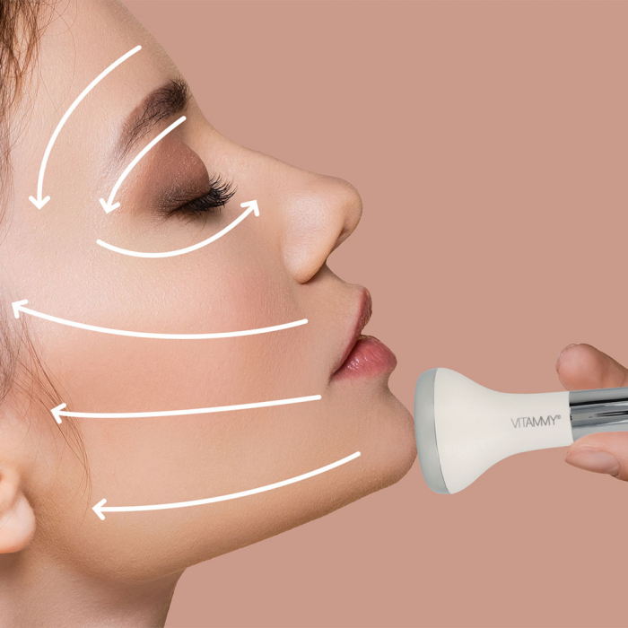 Aparat de masaj facial multifunctional Vitammy Smufa, pentru curatare, hidratare, hranire, lifting si efect anti-imbatranire, tehnologie cu microcurent, activare prin atingere [10]