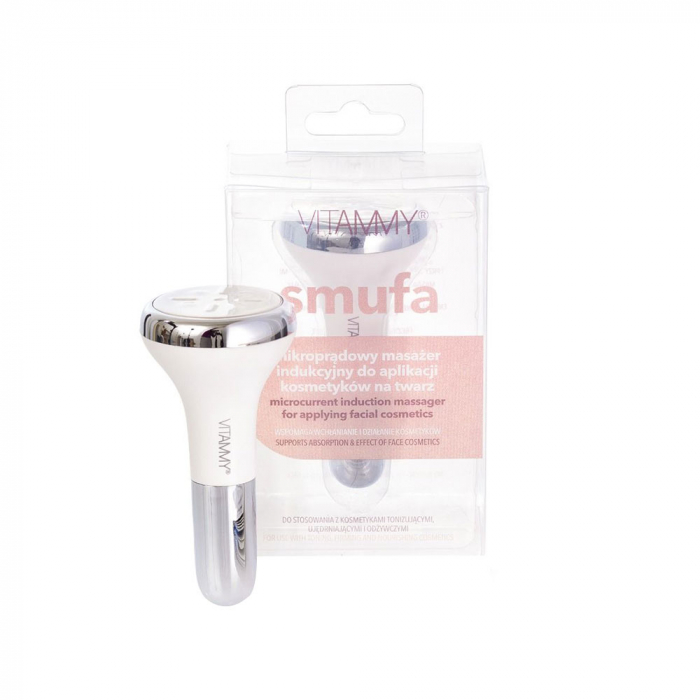 Aparat de masaj facial multifunctional Vitammy Smufa, pentru curatare, hidratare, hranire, lifting si efect anti-imbatranire, tehnologie cu microcurent, activare prin atingere [2]
