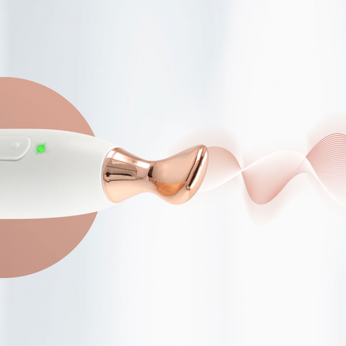 Aparat de masaj sonic Vitammy Liva, pentru ingrijirea zonei ochilor si buzelor, 13.000 vibratii sonice/min, 2 moduri de operare, cablu mini USB [9]