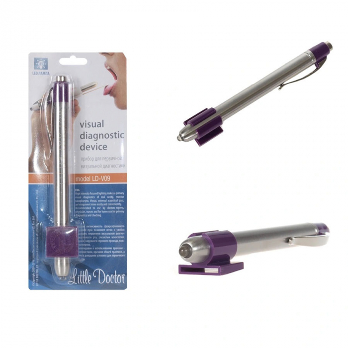 Aparat pentru diagnosticare vizuala Little Doctor LD V09, Mov/Metalic [2]