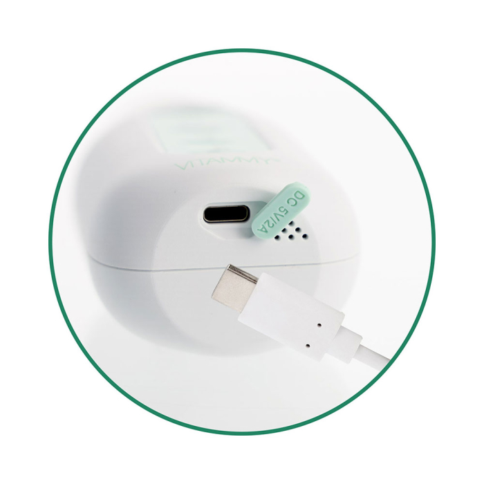 Aspirator nazal electric Vitammy Picolino 7, pentru copii din prima zi de viata, 2 capete de schimb, 3 niveluri de putere, 12 melodii, iluminare colorata, incarcare USB-C [8]