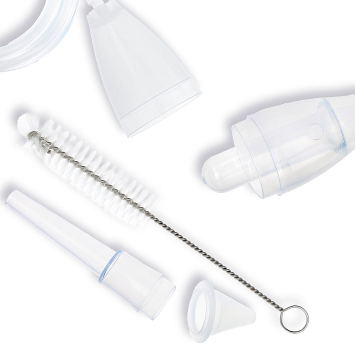 Aspirator nazal Vitammy Katarino, cu conectare la aspiratorul de uz casnic, varf moale din silicon, eficient si igienic, perie de curatare [4]
