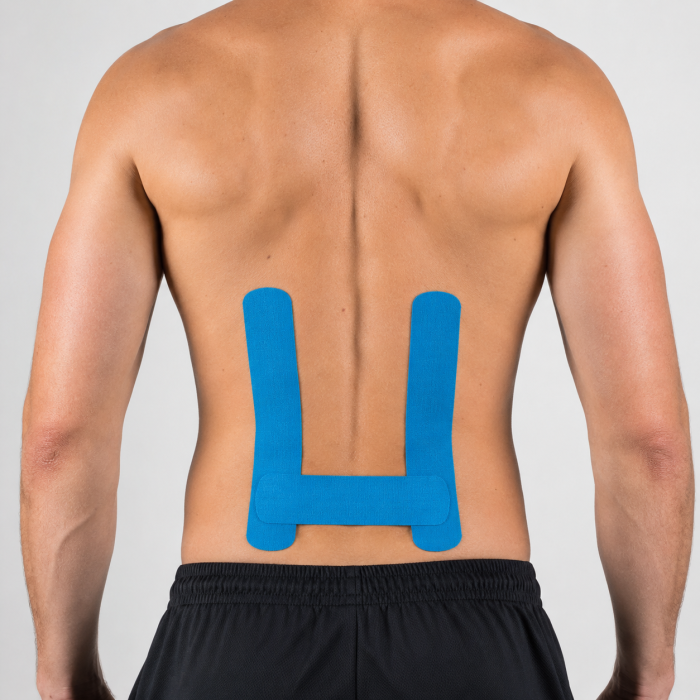 Banda Kinesiologica RedLine Recover Bleu, impermeabila, fara latex, 5 cm x 5 m [7]