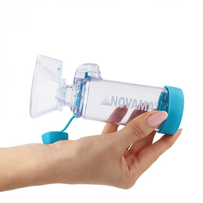 Camera de inhalare Novama Pulma I, cu masca pentru copii 0 – 18 luni, capacitate de 175 ml, fabricata din material antistatic ABS, fara BPA si latex [4]