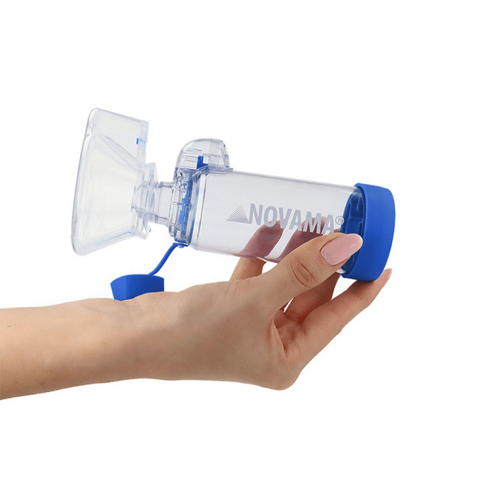 Camera de inhalare Novama Pulma II, cu masca pentru copii 1 - 5 ani, capacitate de 175 ml, fabricata din material antistatic ABS, fara BPA si latex [4]