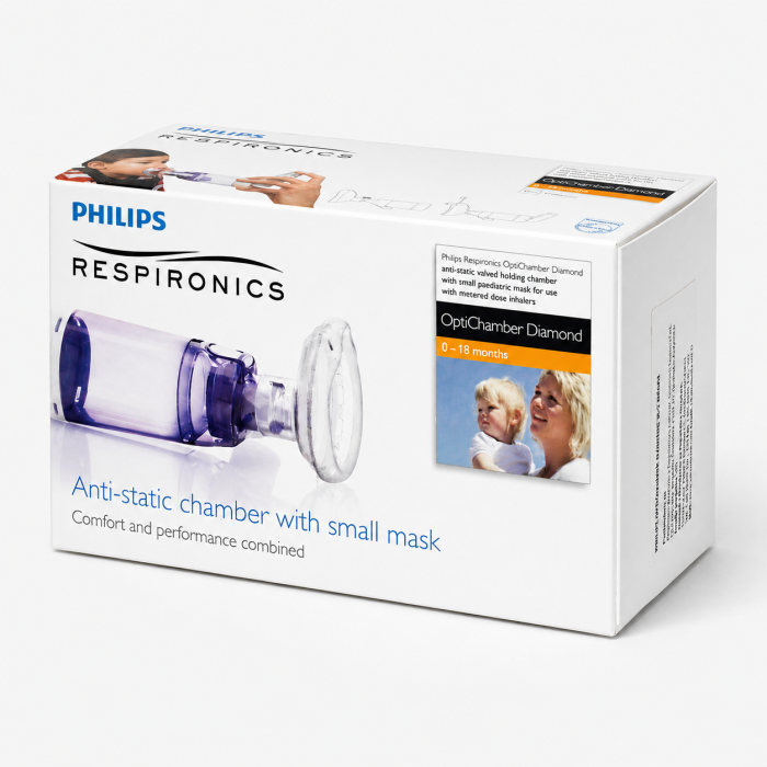 Camera de inhalare Optichamber Diamond, Philips Respironics, cu masca 0-18 luni [7]