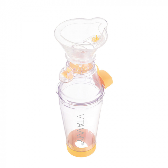 Camera de inhalare Vitammy Tube 1, cu masca pentru copii 0 - 18 luni, capacitate de 198 ml, materiale de calitate si sigure, fara BPA si latex [2]