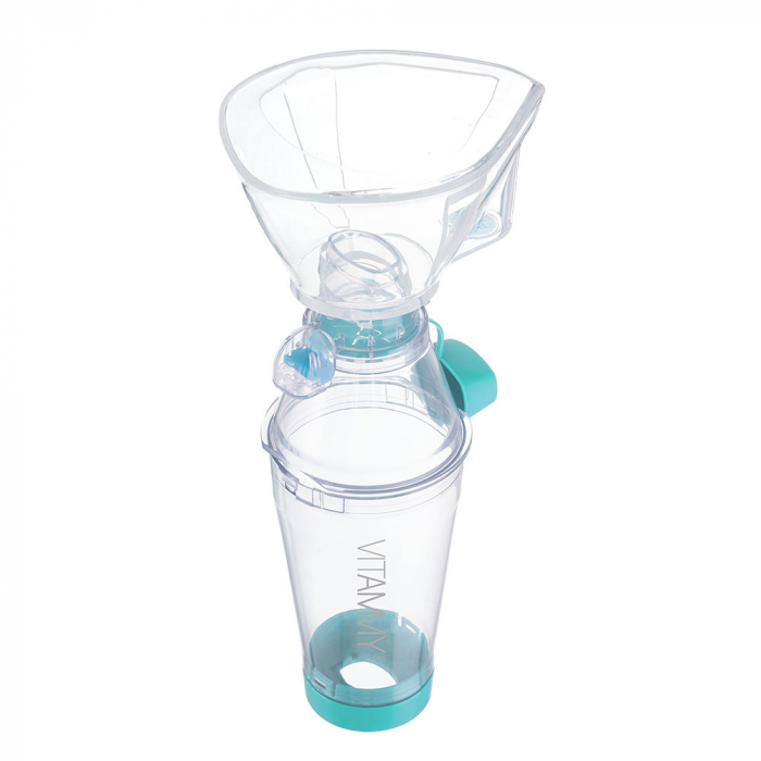 Camera de inhalare Vitammy Tube 3, cu masca 5 ani - adult, capacitate de 198 ml, materiale de calitate si sigure, fara BPA si latex [2]