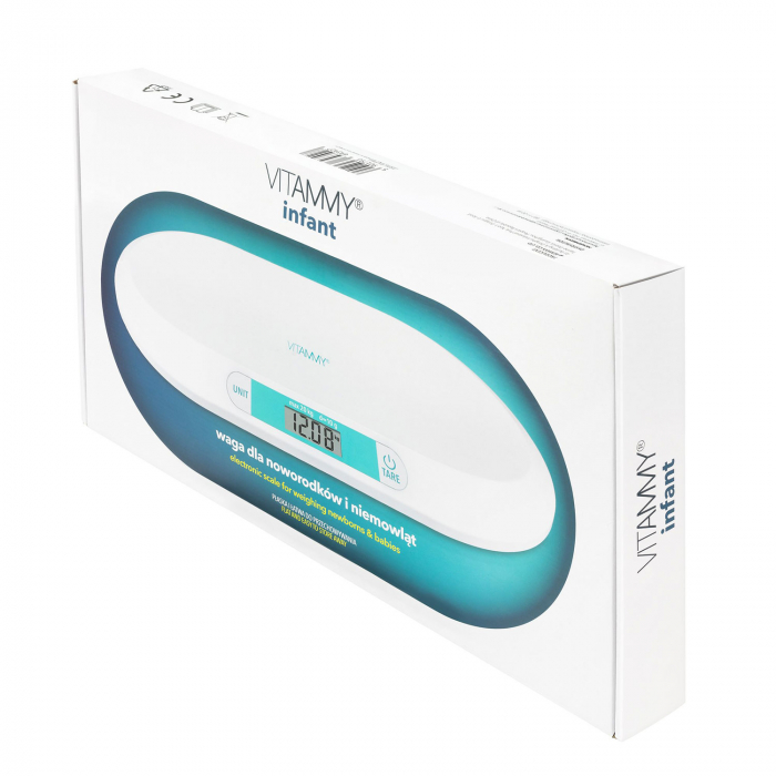 Cantar electronic Vitammy Infant, pentru prematuri, nou-nascuti si bebelusi, Ecran LCD [5]
