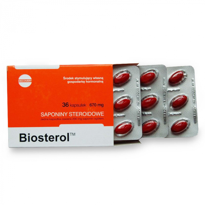 Capsule Megabol Biosterol 36 buc, anabolizant puternic, saponine naturale ce cresc nivelul de testosteron liber [2]