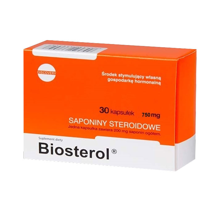 Capsule Megabol Biosterol 750 mg 30 caps, anabolizant puternic, saponine naturale ce cresc nivelul de testosteron liber [2]