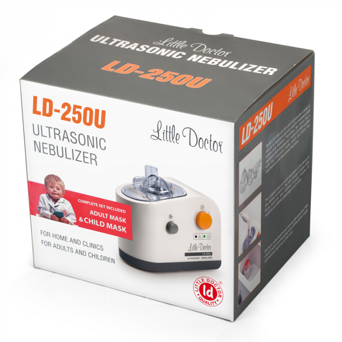 Aparat aerosoli cu ultrasunete Little Doctor LD 250U, resigilat, cu accesorii compatibile sigilate [2]