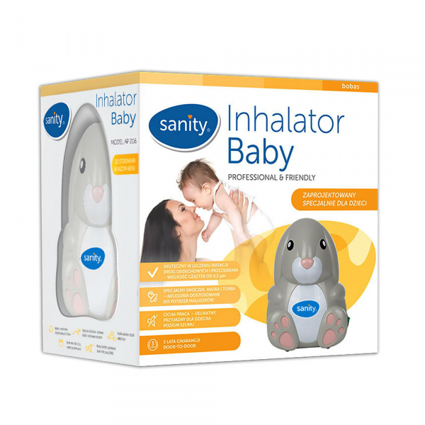 Aparat aerosoli cu compresor Sanity Baby Inhaler [2]