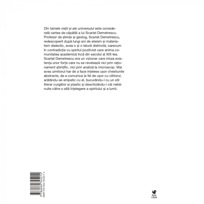 Din tainele vietii si ale universului - Scarlat Demetrescu [2]