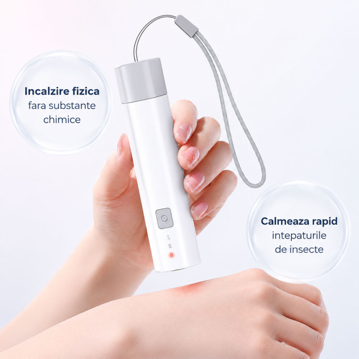 Dispozitiv intepaturi insecte Contec KT101, calmare eficienta prin caldura, fara ingrediente chimice, 6 niveluri de reglare a temperaturii, oprire temporizata, lumina noapte, snur [2]