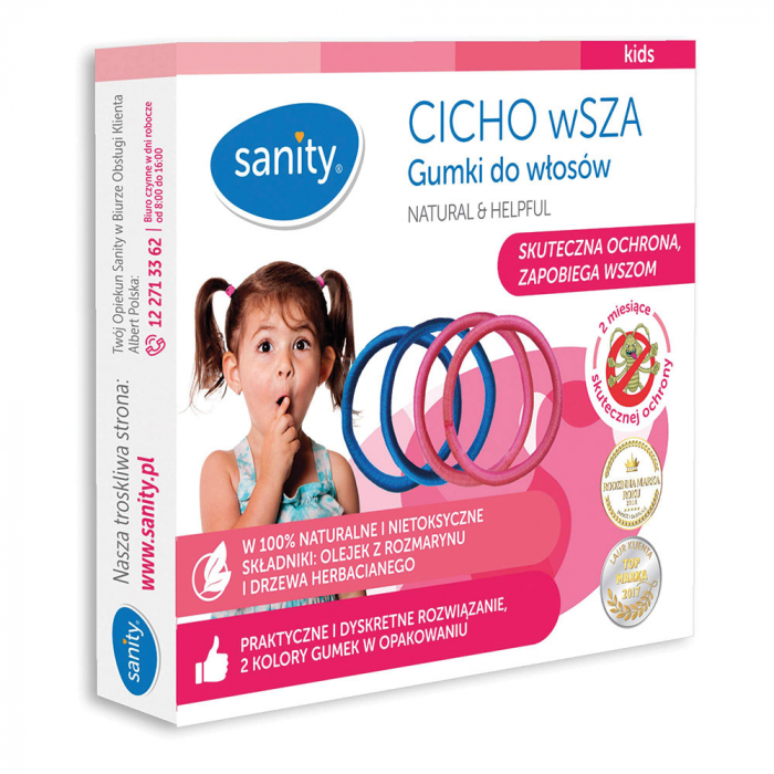Elastice de par impotriva paduchilor Sanity Chicho wSZA, 100% Natural, Solutie practica si discreta, Disponibil in doua culori [3]