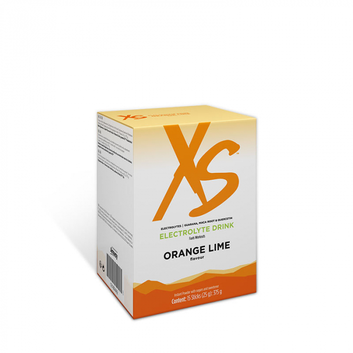 Amway Electrolyte Drink XS - Gust de portocala si lamaie verde, 15 pliculete x 25 g [1]
