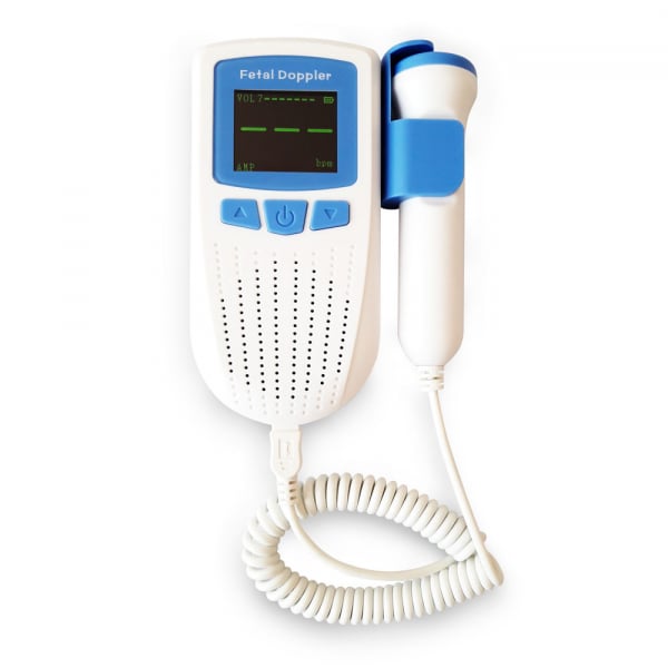 Monitor Fetal Doppler RedLine AD51C, pentru monitorizarea functiilor vitale, alb/albastru [1]