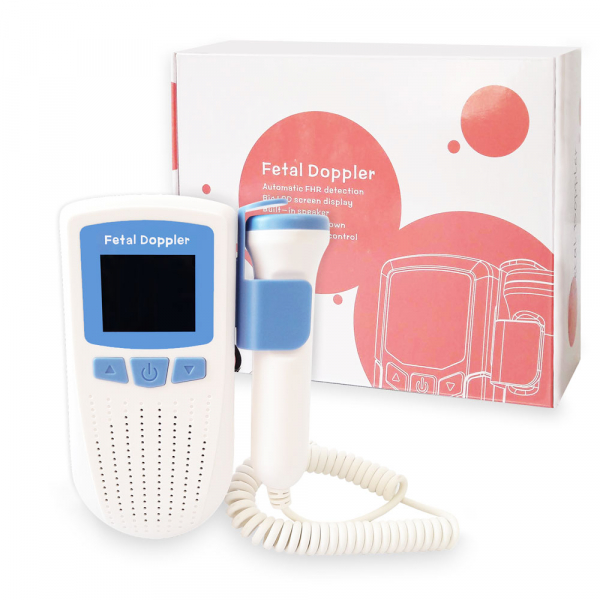 Monitor Fetal Doppler RedLine AD51C, pentru monitorizarea functiilor vitale, alb/albastru [4]
