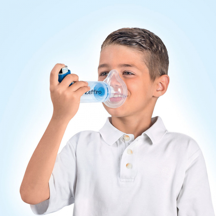 Camera inhalare FLAEM Pro Line Zeffiro, Tehnologie Cross Valve, cu masca pediatrica [4]