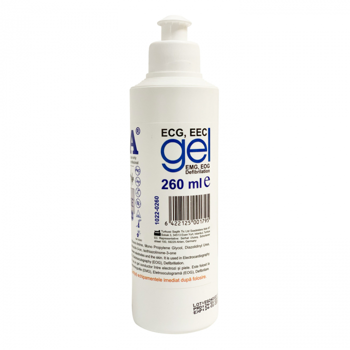 Gel ultrasunete (ecografie) PRIMA, 260 ml [2]