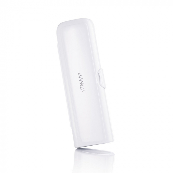 Husa de protectie Vitammy Case 1, dedicata periutelor de dinti electrice Vitammy: Aurum, Pearl+, Platinum, Symphony si Smils, Alb [5]