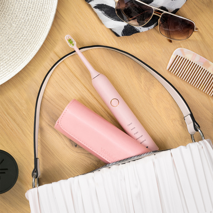Husa de protectie Vitammy Case 3, din piele ecologica, dedicata periutelor de dinti electrice Vitammy: Aurum, Pearl+, Platinum, Symphony, Smils, Harmony, Splash, Dino, Roz [7]